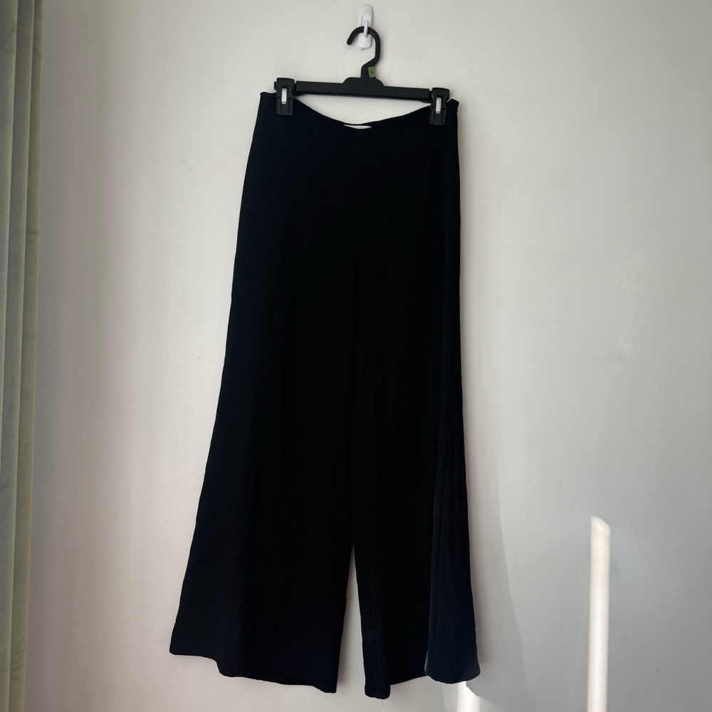 CO Essentials Black Wide Leg Trousers S